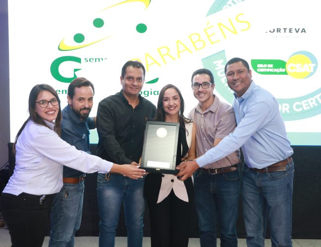 Sementes Goiás conquista selo de excelência da Corteva para tratamento industrial de sementes